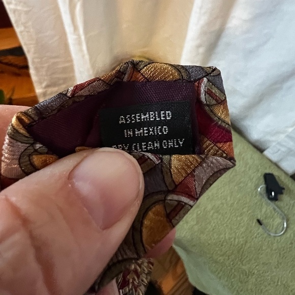 VTG Art Deco Design Jerry Garcia Curves & Lines Collection 100% Silk Tie - Picture 3 of 4